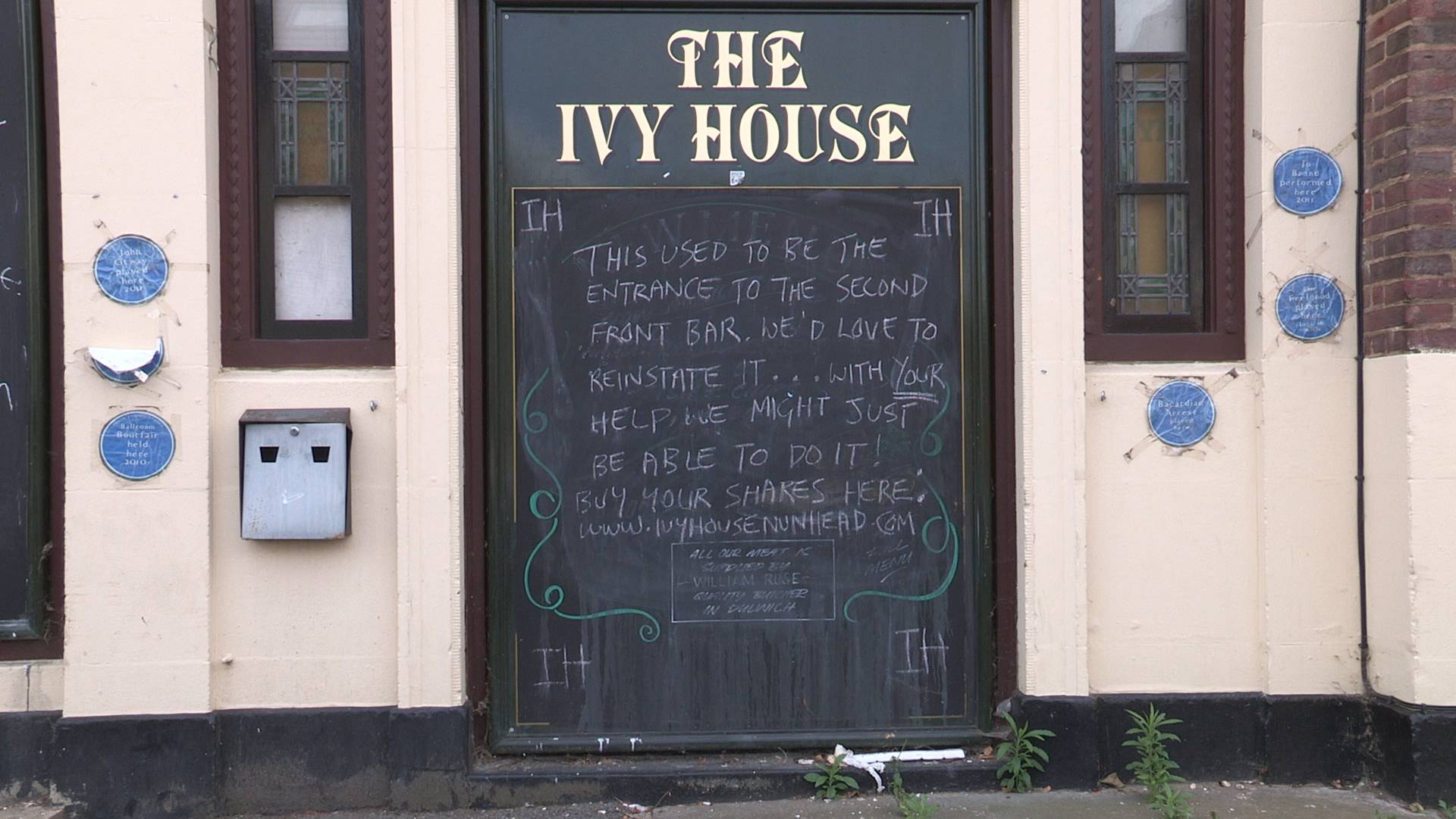 A closed Ivy House